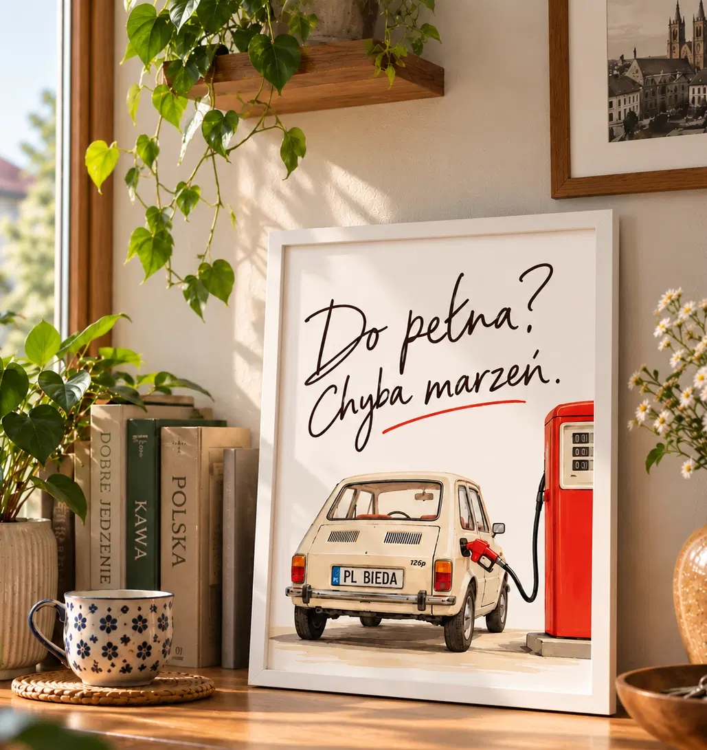Do pełna? Chyba marzeń - plakat z ramką