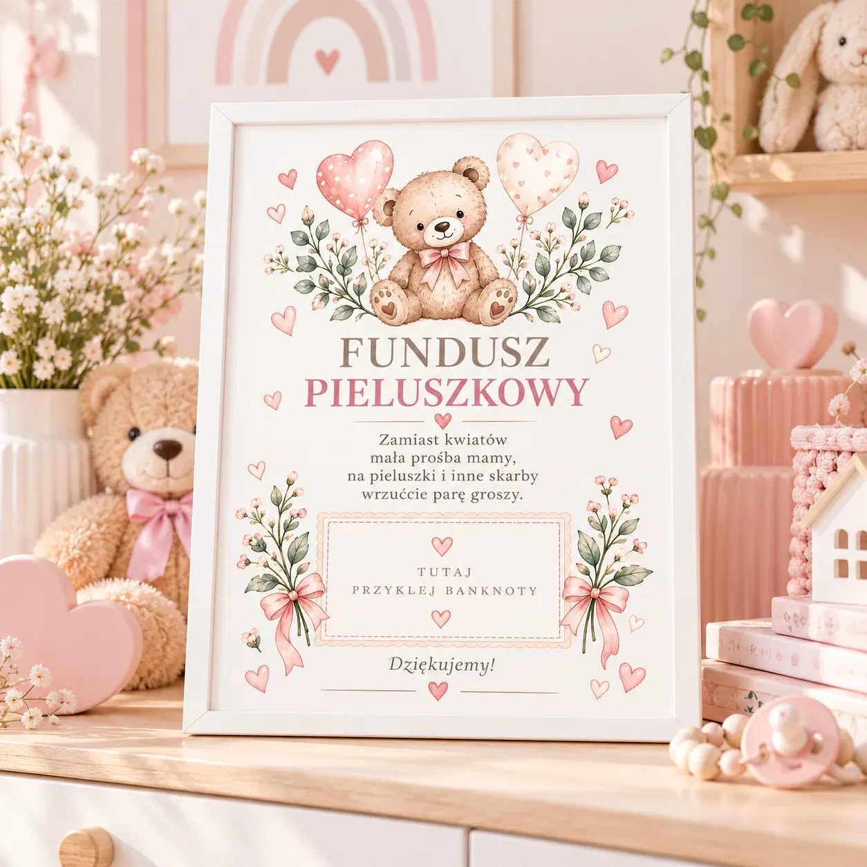 Fundusz Pieluszkowy - plakat z ramką