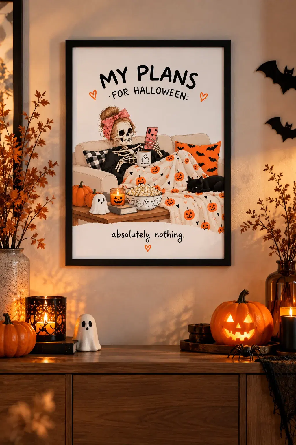 Plakat na ścianie