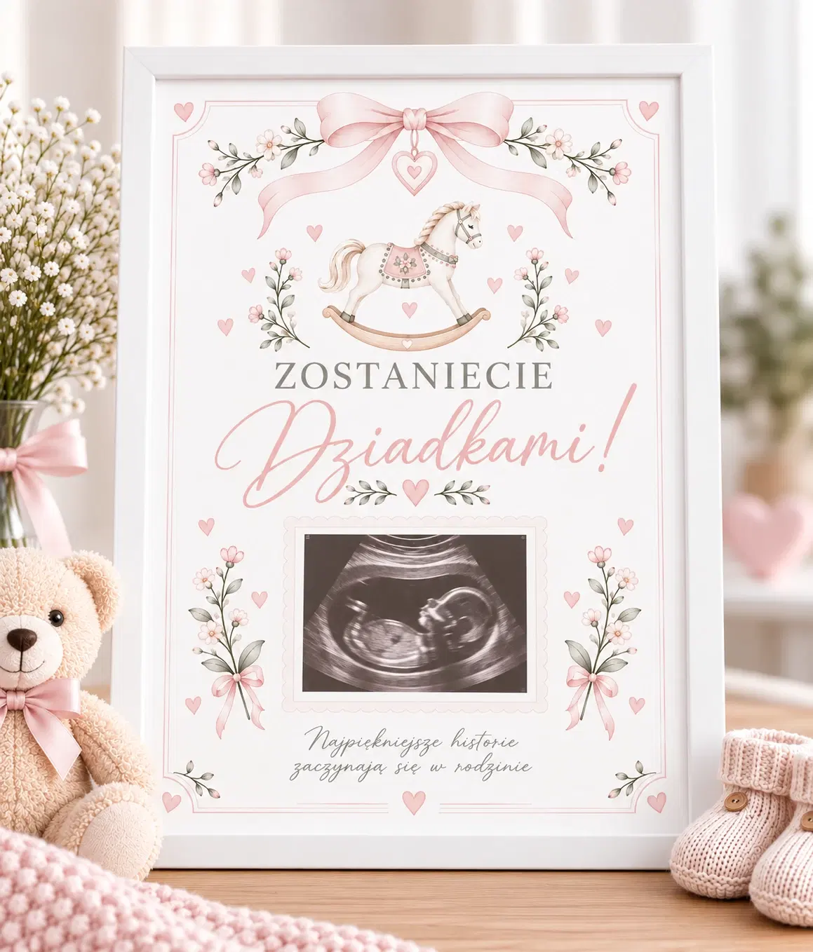 Zostaniecie Dziadkami – różowy