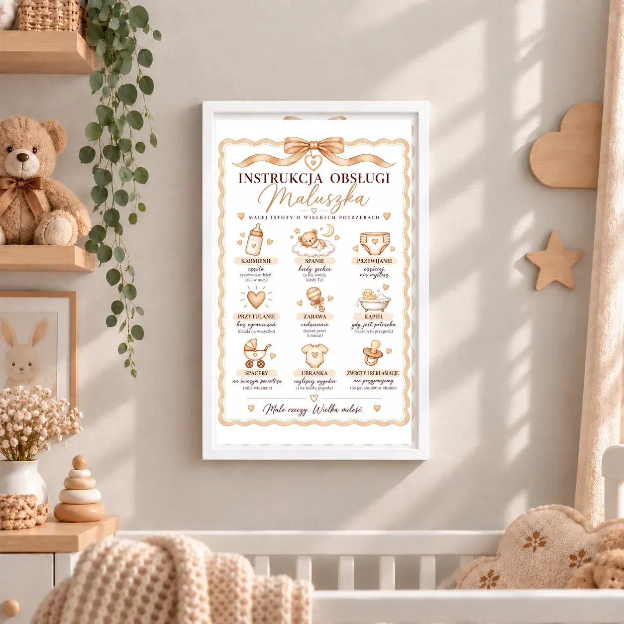 Instrukcja Obsługi Maluszka - plakat na ścianie