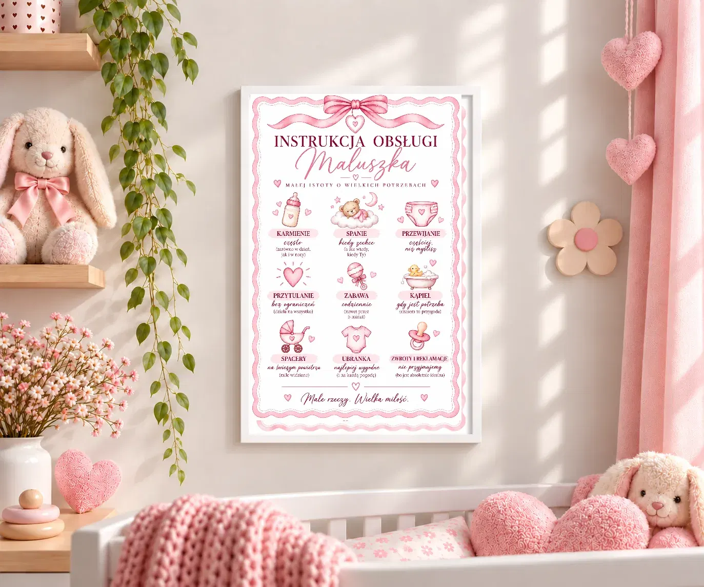 Instrukcja Obsługi Maluszka - plakat na ścianie
