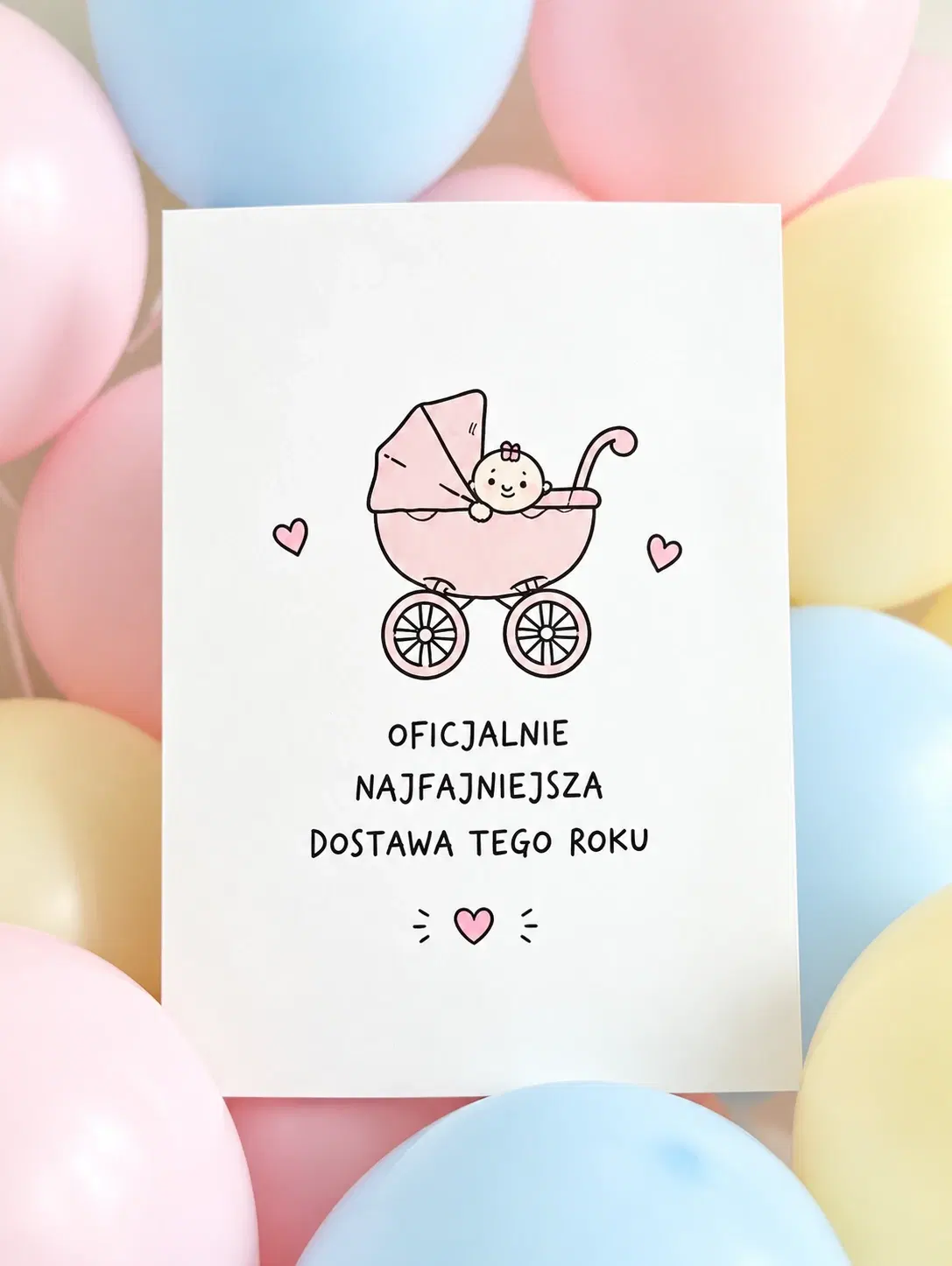 Kartka na narodziny dziecka – Najfajniejsza dostawa tego roku