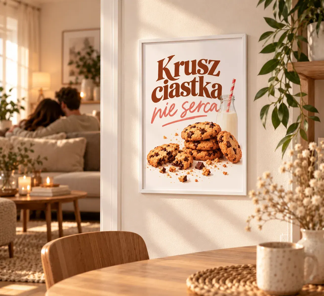 Plakat na ścianie