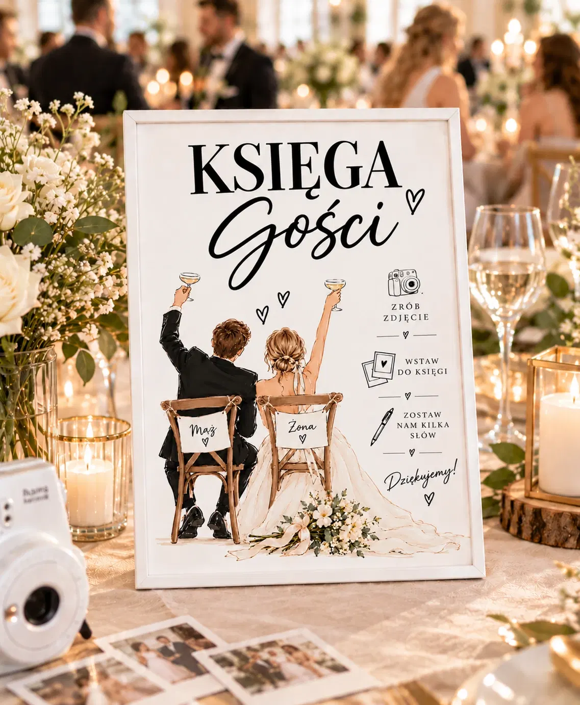 Księga Gości – plakat z ramką
