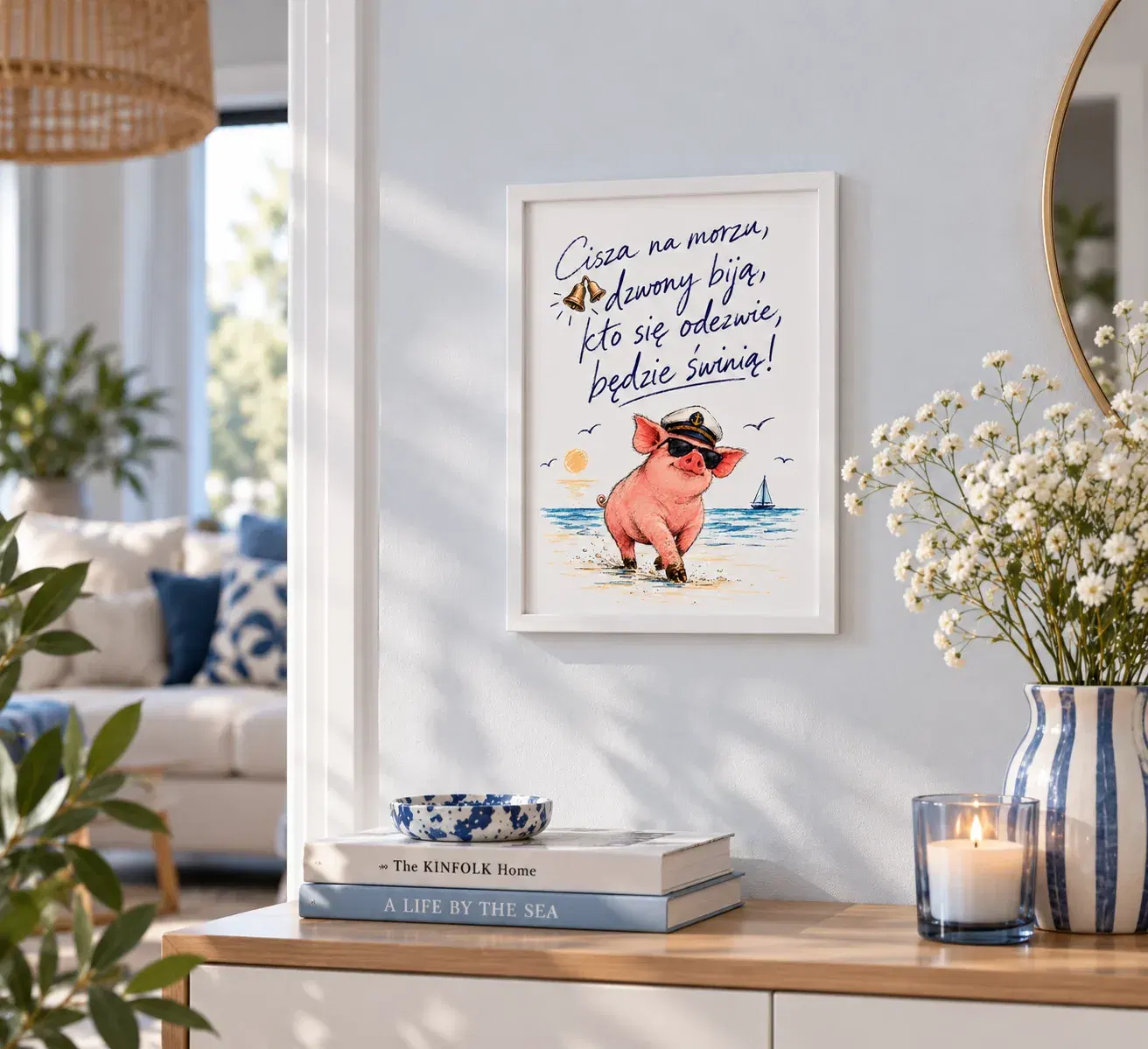 Plakat na ścianie