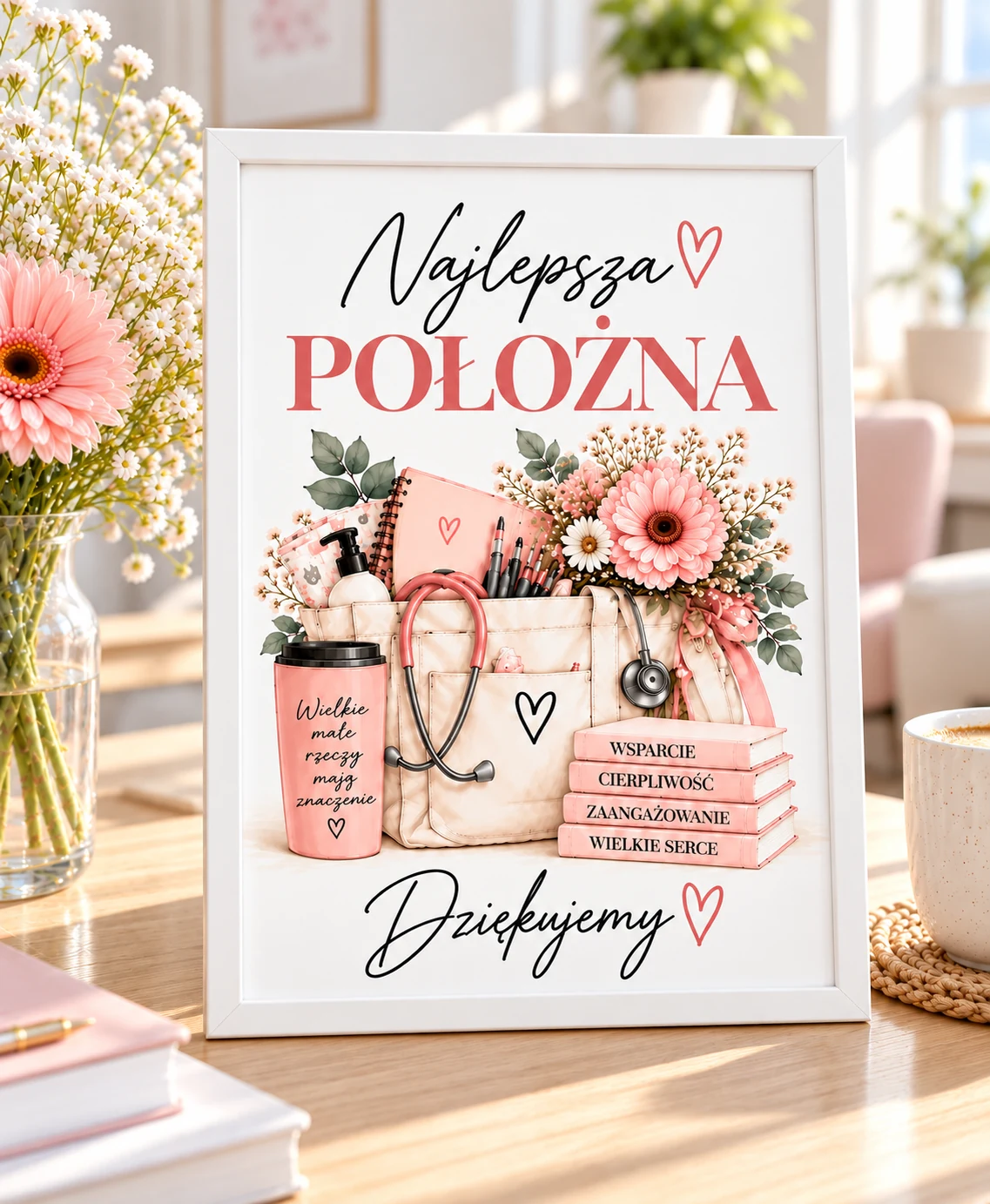 Najlepsza Położna - prezent z podziękowaniem