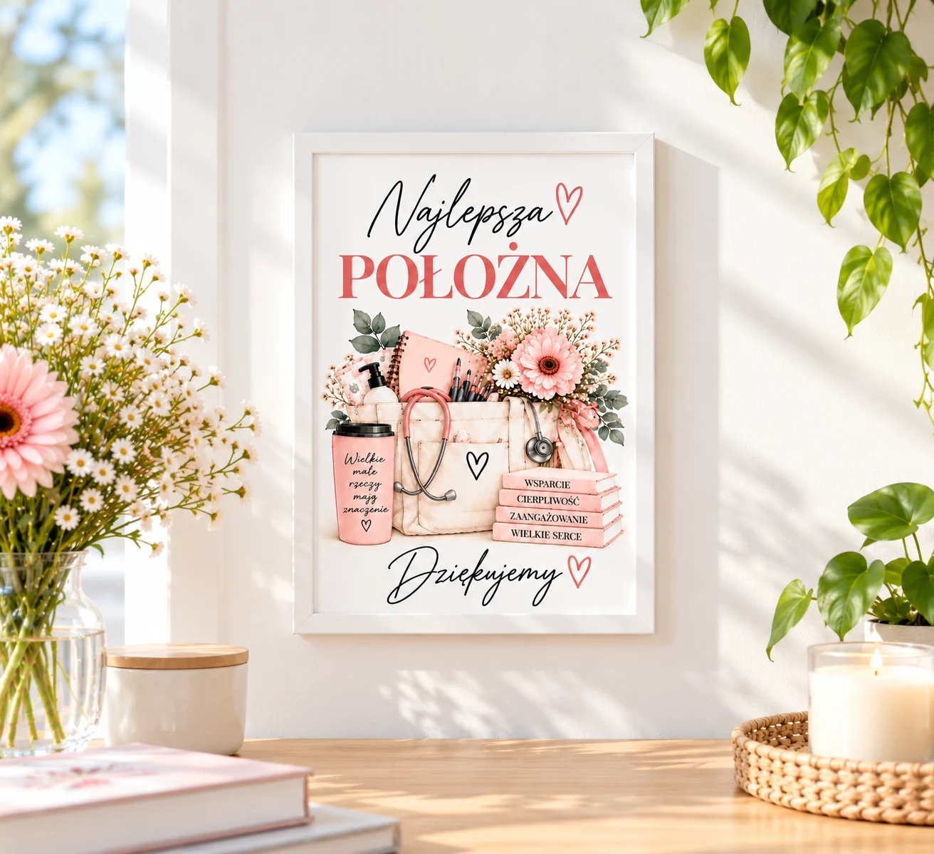 Plakat na ścianie