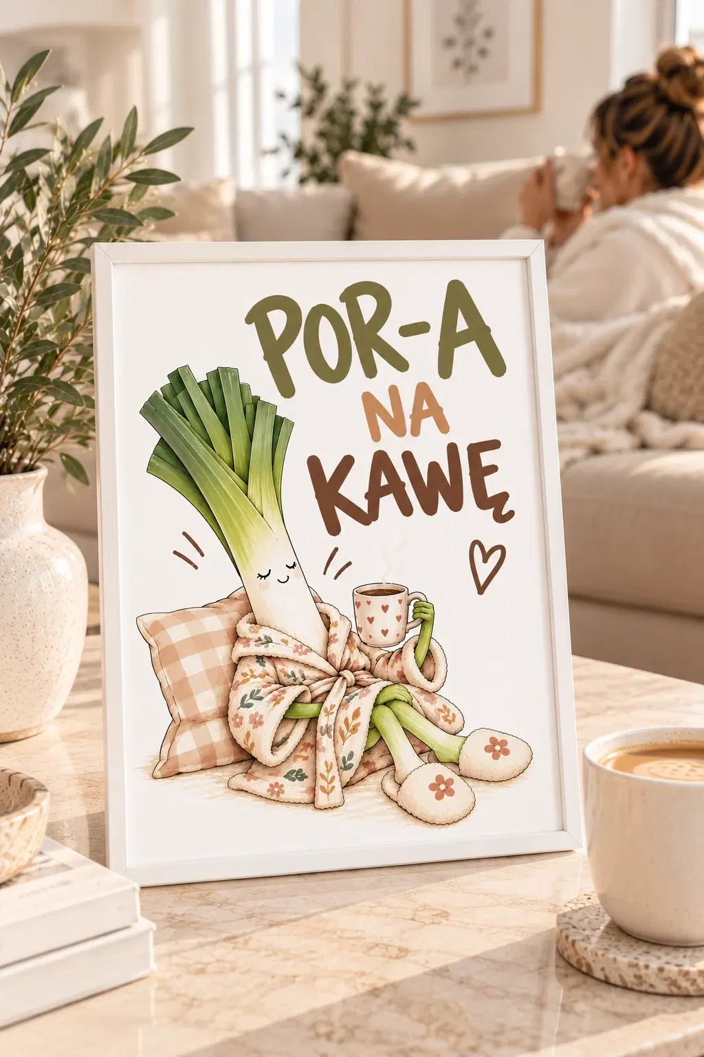 POR-A na kawę - plakat z ramką
