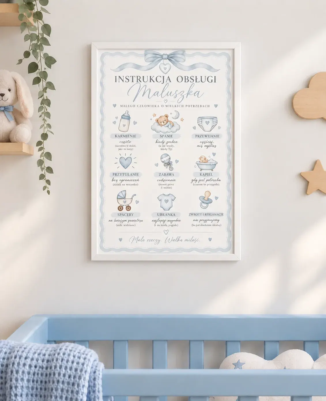 Instrukcja Obsługi Maluszka - plakat na ścianie