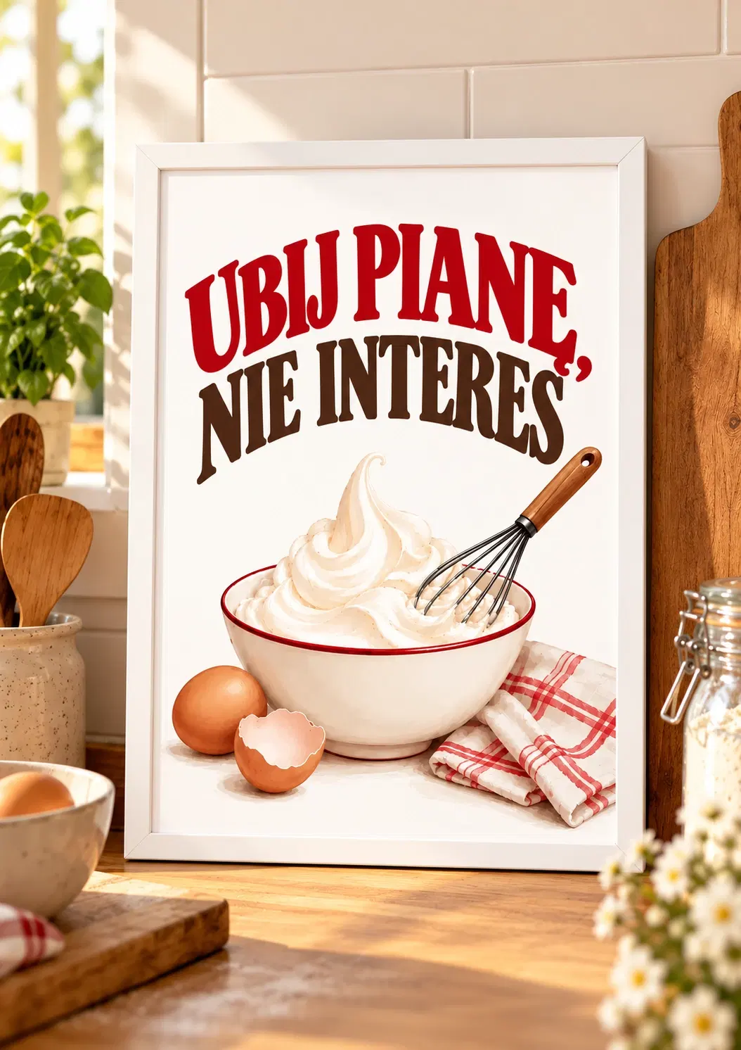 Ubij pianę, nie interes - plakat z ramką