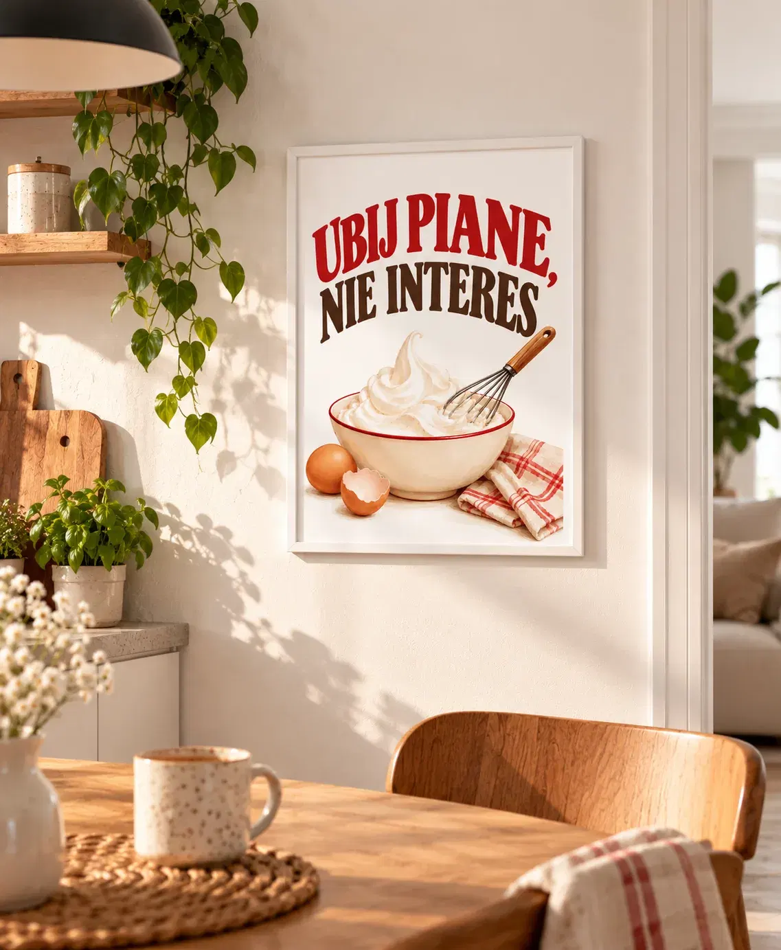 Plakat na ścianie