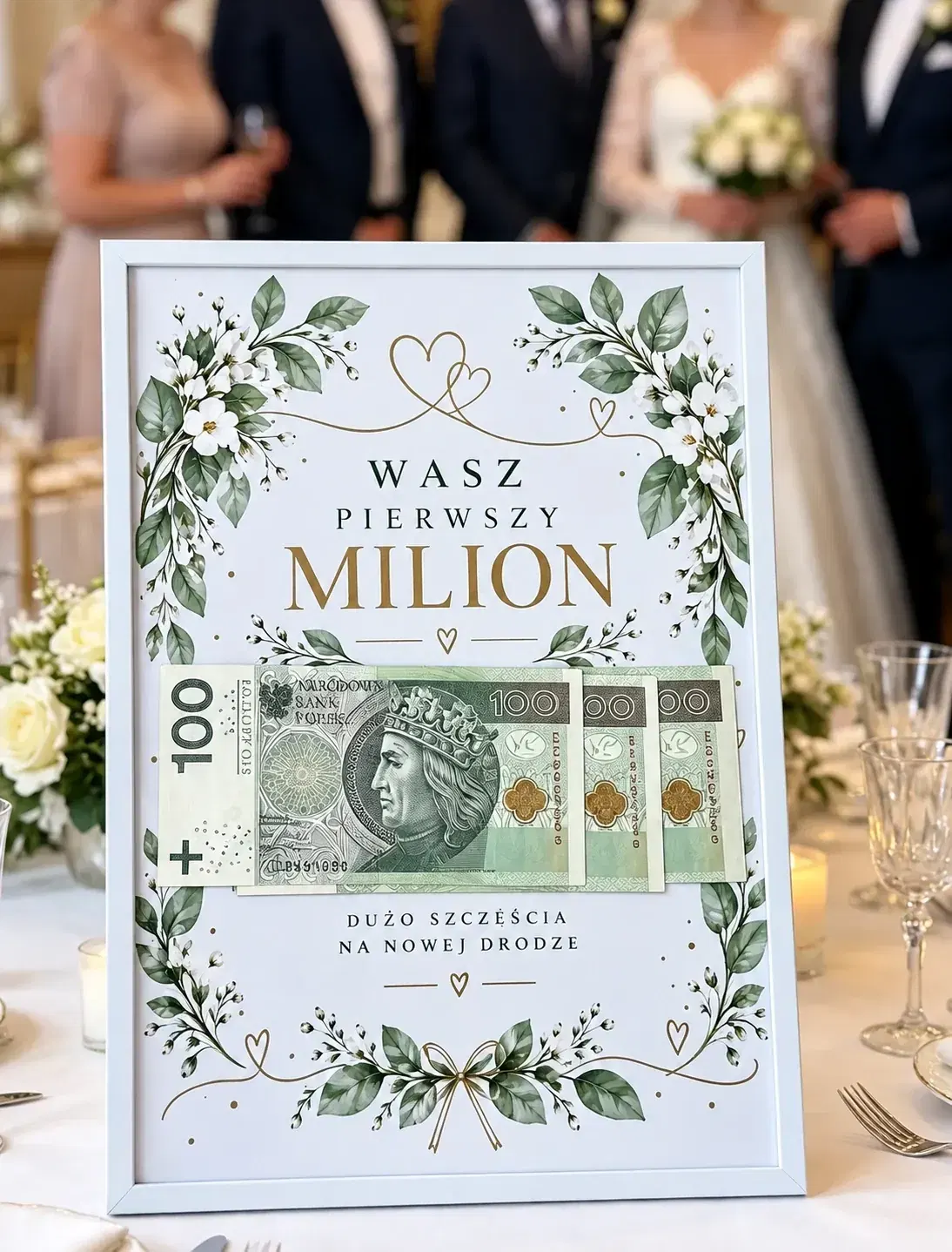 Wasz pierwszy milion - plakat z ramką