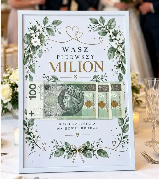 Wasz pierwszy milion - plakat z ramką