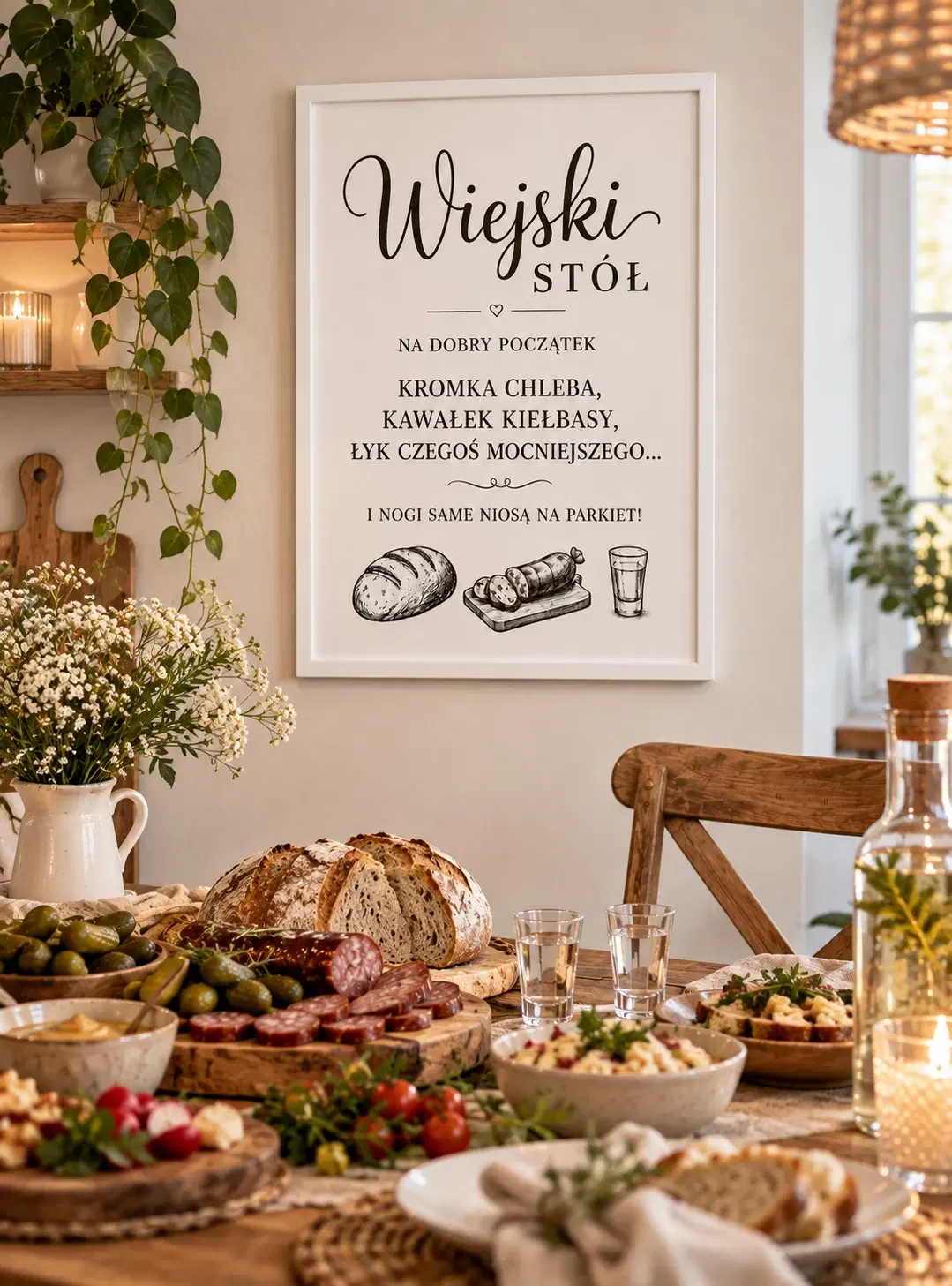 Wiejski Stół – aranżacja